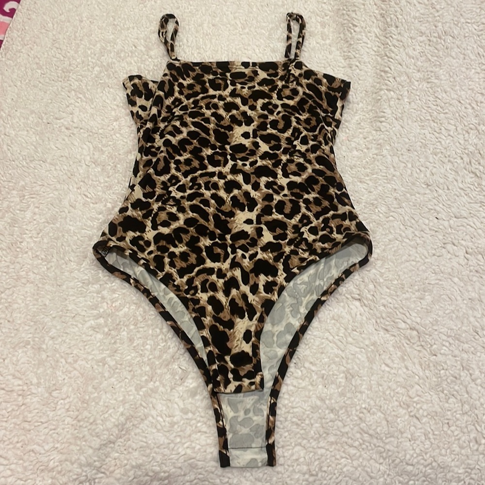 Cheetah print bodysuit